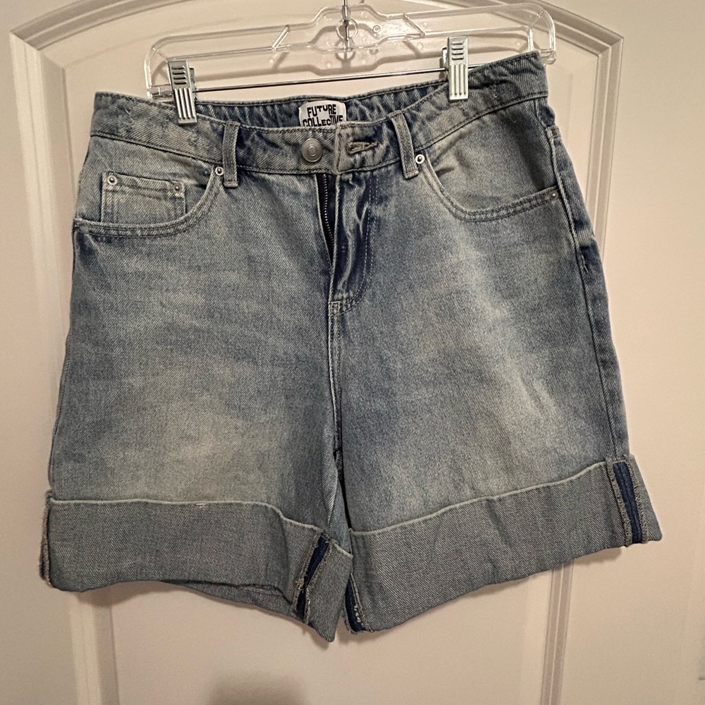 Future Collective  Denim Blue Jean Short from Target